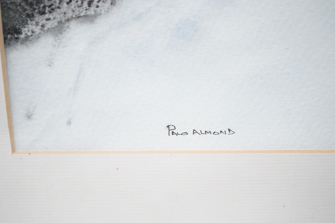 Palo Almond, 'One Step at a Time', series I, signed, watercolour, 39 x 28cm